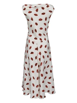 Altuzarra Drina midi dress - women - Silk - 8 - White