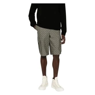 Balmain Hombre, Pantalones cortos, Beige, Talla: L