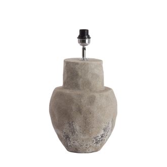 Light & Living L&aacute;mpara De Mesa - Lezama - Gris - Cer&aacute;mica - - Light&living