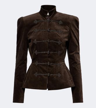 De La Vali Vega cotton velvet jacket