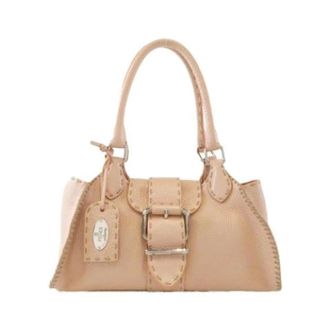 Fendi Pre-owned Vintage Schoudertas - Dames - Pre-owned - Beige - Maat: ONE Size Leer