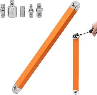 OEM Llave De Extensi&oacute;n Pro Offset, Llave De Extensi&oacute;n Offset, Llave De Anillo De Trinquete Multifuncional Doble Trinquete, Extensi&oacute;n Vaso Plegable