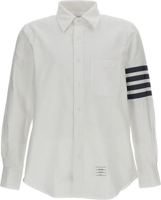 Thom Browne White Regular Solid Shirt