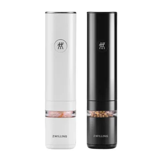 Zwilling Zwilling Enfinigy Juego De Salero Y Pimentero Negro, Blanco