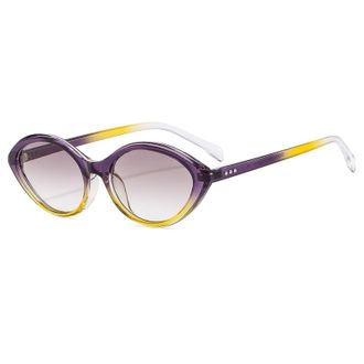 Generic Mens Small Frame Commuter Sunglasses Womens Vacation Party Sun Glasses(Purple)