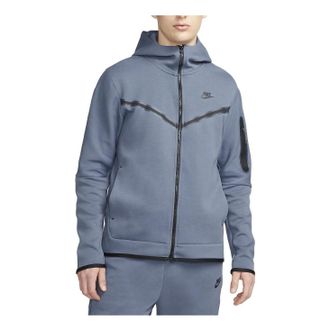 Nike Sportswear Tech Fleece Full-Zip Hoodie Blue Grey CU4489-491