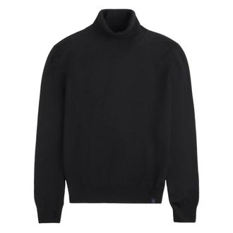 Fay Turtlenecks, male, Black, Size: 2XL F.12 Turtleneck