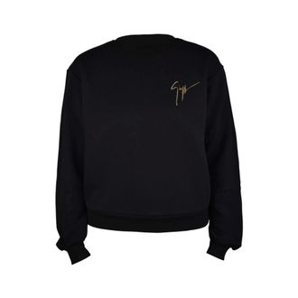 Giuseppe Zanotti Dames, Sweatshirts & Hoodies, Zwart, Maat: XS Katoen