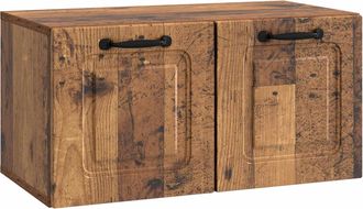 vidaXL Mueble Para Tv De Pared Madera Envejecida 59,5 X 31 X 30 Cm Vidaxl