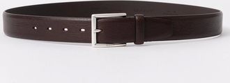 GANT Mens GANT Mens Classic Cow Leather Belt - 274 Rich Brown - Size: W34