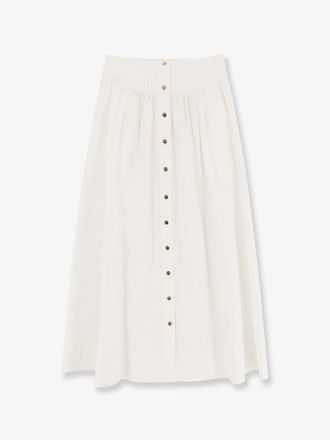 Tory Burch Gonna in cotone con bottoni logati - TORY BURCH - gender_Woman