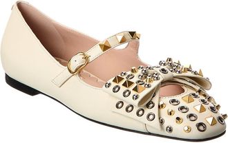 Valentino Rockstud Leather Flat