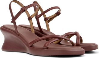 Camper Louise Wedge Sandal in Burgundy at Nordstrom, Size 40