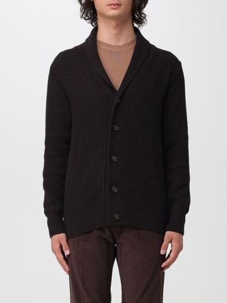 Brooksfield Cardigan in lana con collo a scialle e chiusura a bottoni