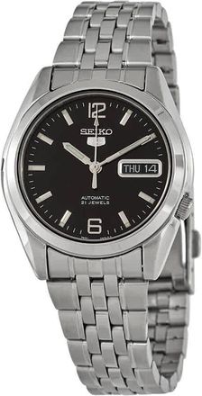 Seiko Series 5 Automatic Black Dial Mens Watch SNK393