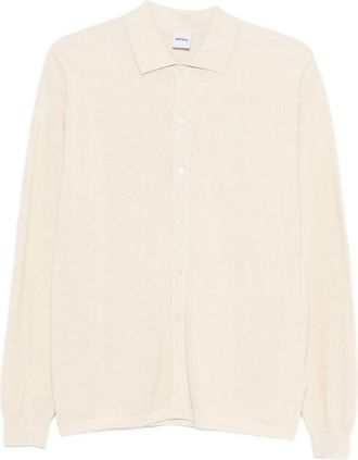 Aspesi Beige Cotton Long-Sleeve Shirt