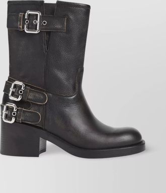 Chlo&eacute; leather ankle boots