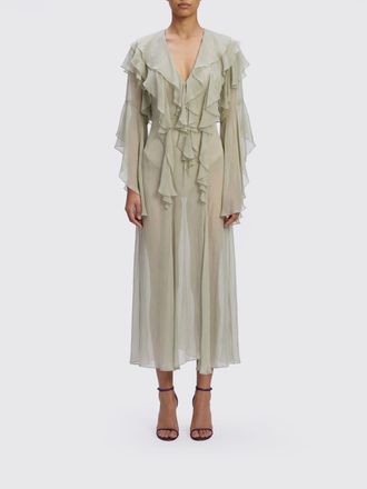 Erika Cavallini Semi Couture Abito Ninfa midi Erika Cavallini in georgette di seta