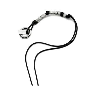 Maison Margiela Letters Keyring - female - Maison Margiela - Keychains - Black - ONE SIZE - Accessories