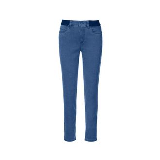 Anna Montana Dames, Jeans, Blauw, Maat: M
