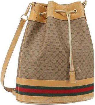 Gucci Pre-owned Bucket Bag - Dames - Vintage Tas - Beige - ONE Size - Vintage