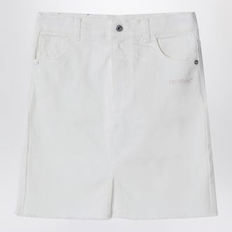 Off-white White skirt with Arrow motif