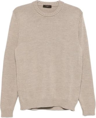 Zanone Hombre, Jerseys, Beige, Talla: 2XL
