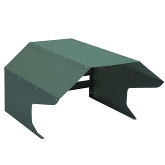 Hhg Nunca Usado] Robot Cortac&eacute;sped Garaje Hhg 973, Techo Refugio Para Cortac&eacute;spedes, Metal 40x59x69cm, Verde
