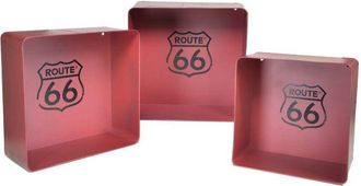 Vacchetti Vacchetti - Estante Metal Rojo Bristol Cuadrado 1-3 Cm40,5x15h40,5