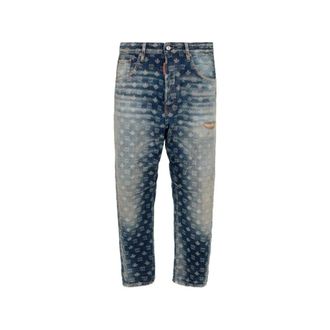 Dsquared2 Rechte jeans - Heren - Jeans - Blauw - Maat: M Denim