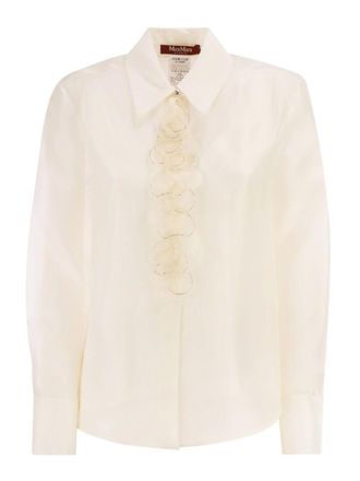 Max Mara White Silk Shirt