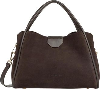 Lancaster Ida Handtas van su&egrave;de - Dames - Tassen - Bruin - Maat: ONE Size Su&egrave;de