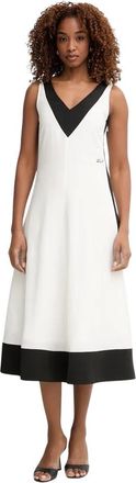 Karl Lagerfeld Vestido Midi de Lyocell - Dresses - Mujer - Blanco - L