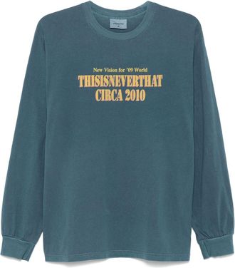 Thisisneverthat Basketball Hoop T-shirt - men - Cotton - S - Blue