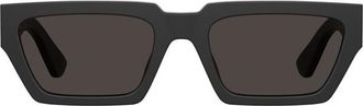 Moschino MOS166/S 003/IR Mens Sunglasses Black Size 55