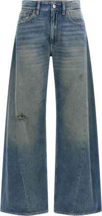 Maison Margiela Blue Wide leg jeans