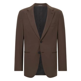 Boggi Milano Jassen, Heren, Bruin, L, Nylon, B Tech B-Tech Stretch Nylon Jas