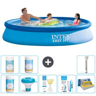 Intex Piscina Easy Set Redonda - 366x76 Cm - 7-piezas S43215