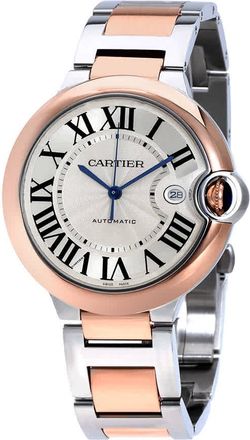 Cartier Ballon Bleu De Cartier Guilloche Dial Automatic Mens Watch W2BB0004