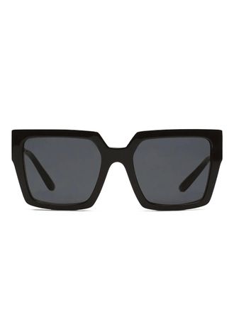 Dolce & Gabbana Eyewear Zonnebril met vierkant montuur - Zwart