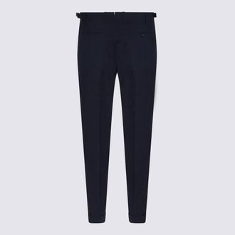 Berwich Mens Trousers Blue Co Ea