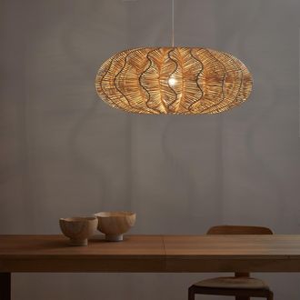 AM.PM Hanglamp van gevlochten rotan, Awan