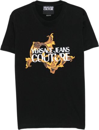 Versace Jeans Couture Black Crew Neck T-Shirt