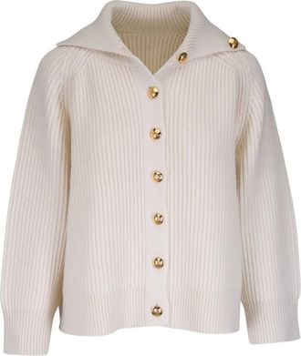 Nili Lotan Deryl cashmere cardigan - women - Cashmere - L - Neutrals