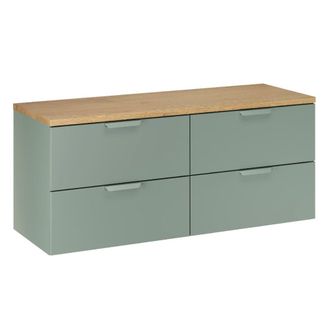 Petits Meubles Mueble bajo 120cm mate paneles laminados verde