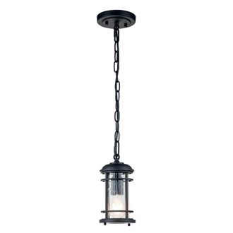 Netlighting Feiss Lighthouse Outdoor Pendant Ceiling Light Textured Black IP44