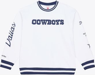 Mitchell & Ness Mens Mitchell & Ness White Dallas Cowboys White Out Fleece Sweatshirt at Nordstrom, Size Xxx-Large