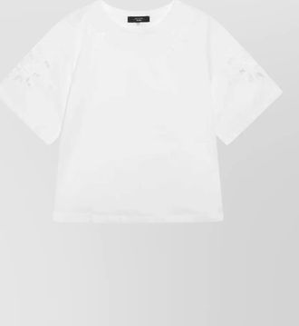 Max Mara cotton embroidered t-shirt