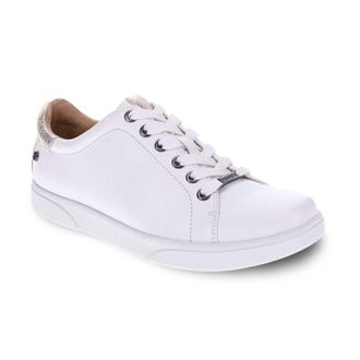Revere Comfort Shoes Womens Limoges Casual Sneaker In Coconut/metallic Interest