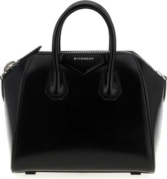 Givenchy Tassen, Dames, Zwart, ONE Size, Katoen, Antigona Mini Handtas